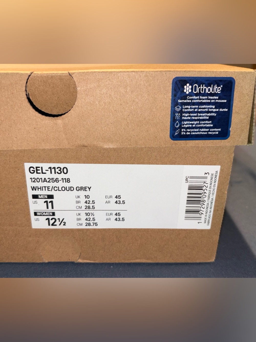 ASICS GEL-1130 Men’s 11 - Picture 4 of 10